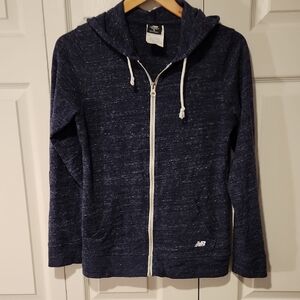 New Balance Dark Blue Heathered Hoodie